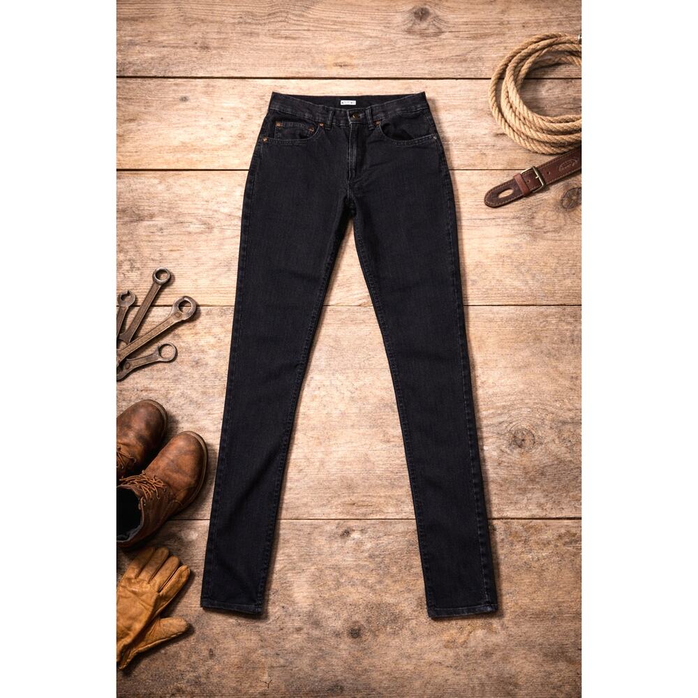 Origin -Made in USA- Fighter Fit Delta Black Jeans 30x36 Stretch Athletic Denim